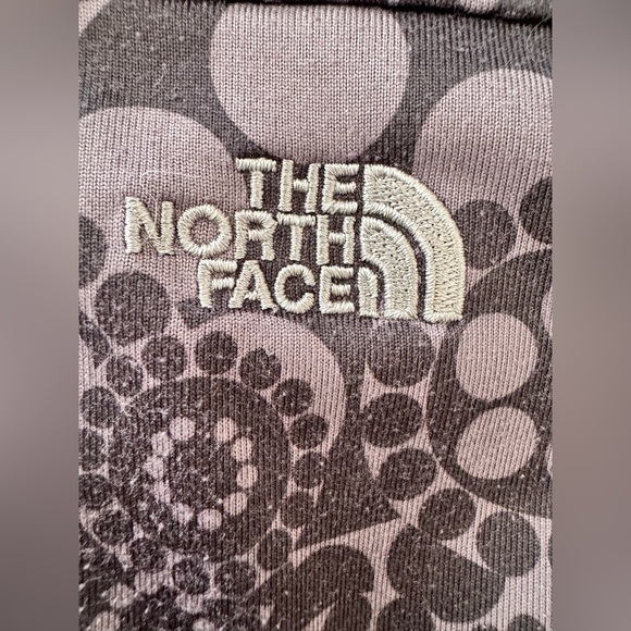 Women’s The North Face Fleece Lined Outdoor Track Jacket Floral Sporty Hoodie - Picture 4 of 9